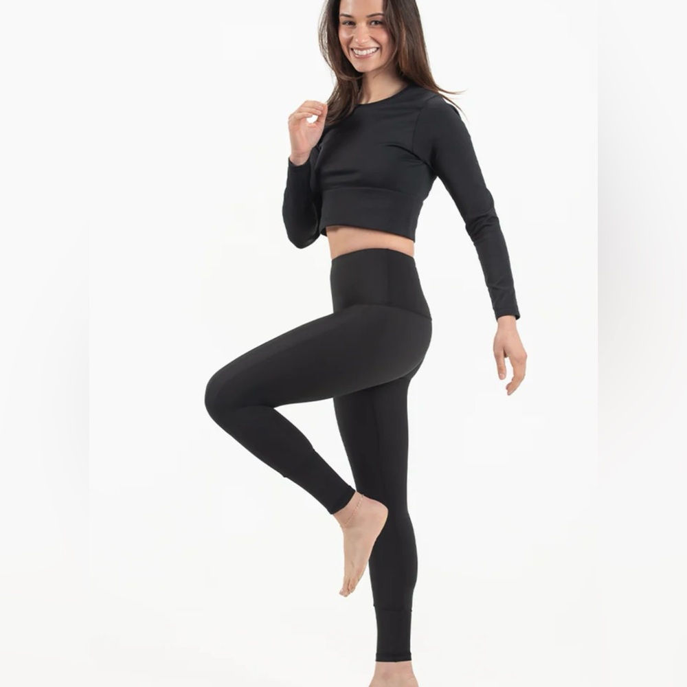 Sweetflexx Black High-Waisted Leggings